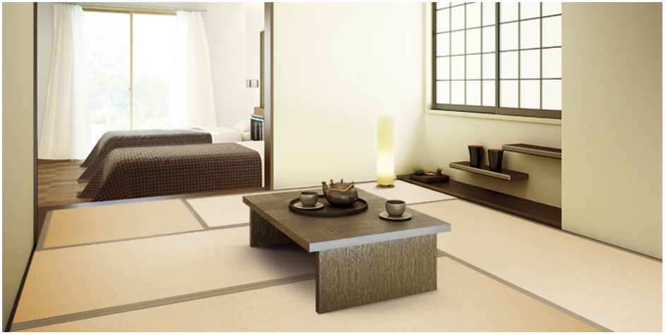 畳表替 銀白カラー品 15 白茶色 本間サイズ 縁 へり 付き 和紙表 引目 畳屋さんのweb Shop