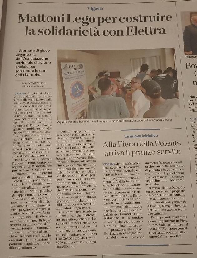 Quotidiano l'Arena del 26.10.2025