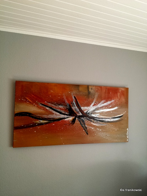 Bilder aufhängen, Beispielbild Gemälde an der Wand