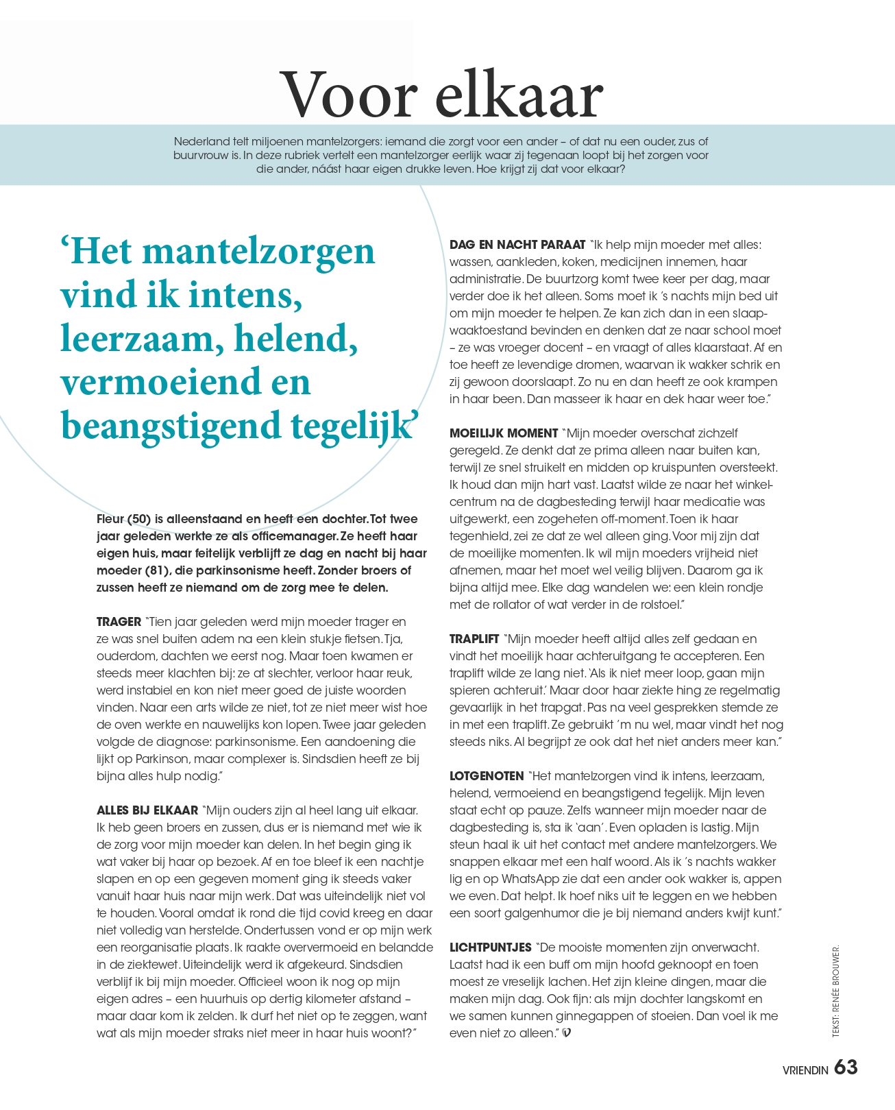 Vriendin (3 september)
