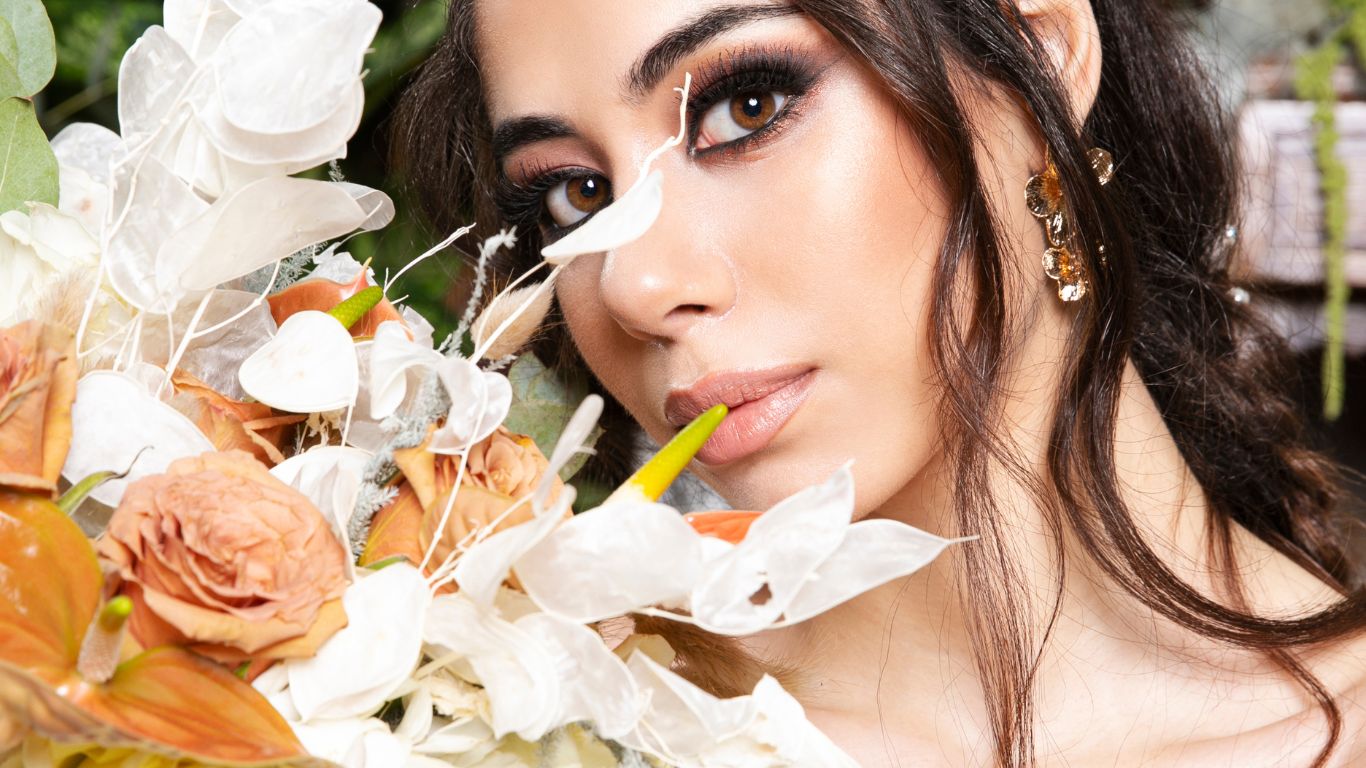  dettaglio trucco sposa Roma, aerografo make up occhi intenso e luminoso per sposa a Roma