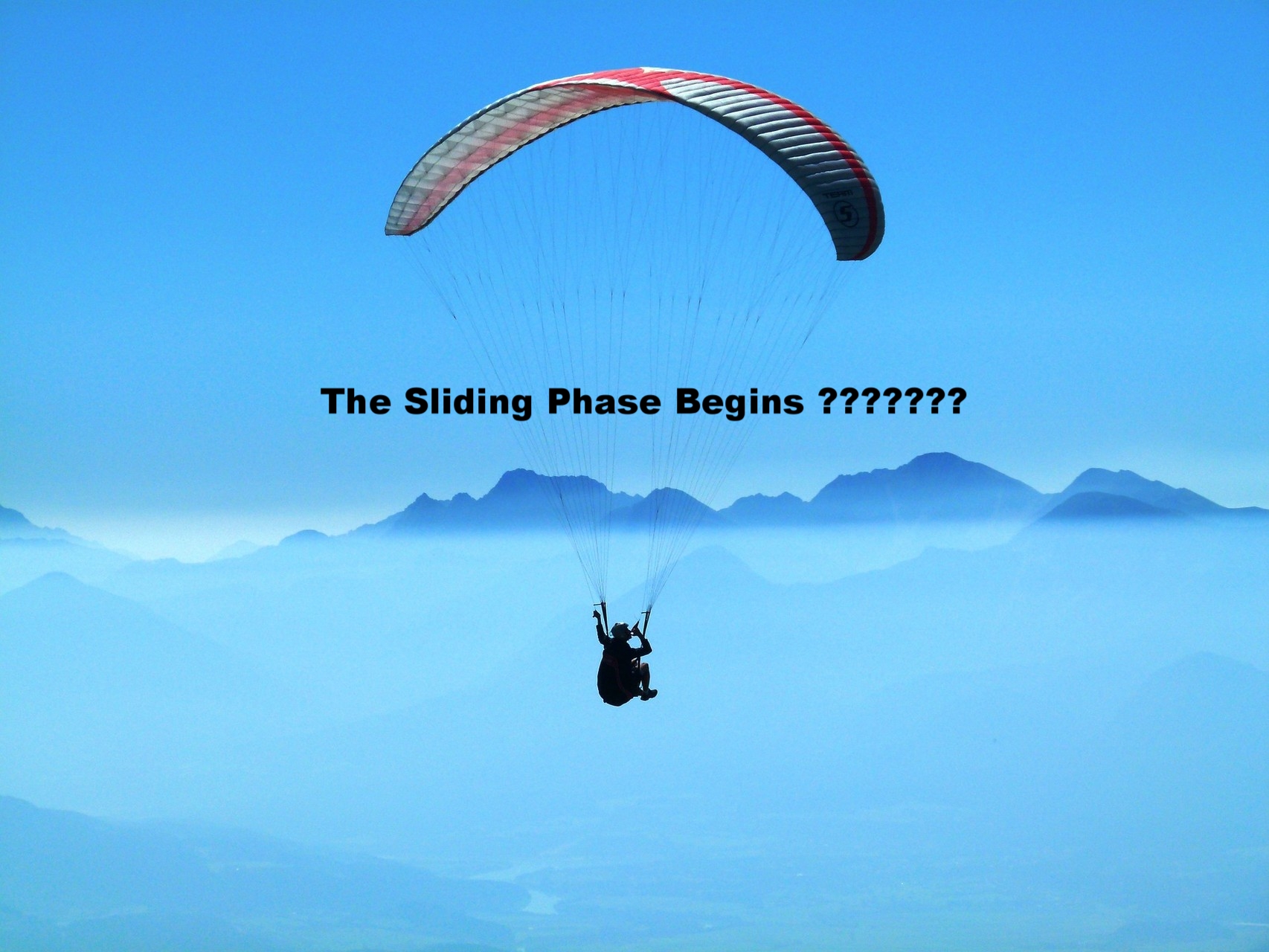 Die Gleitphase beginnt bis zur ????????????
