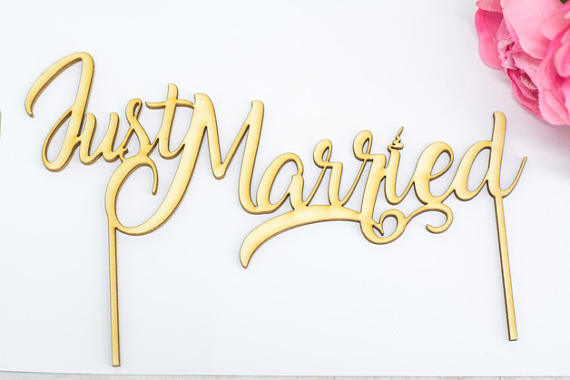 Florale Hochzeit Just Married Girlande Rosegold 3m Party De