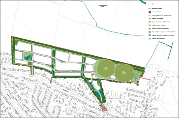 “Illustrative Landscape General Arrangement” taken from the application documents