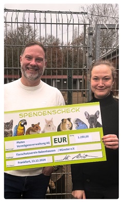 Dankeschön an die Plutos Vermögensverwaltung