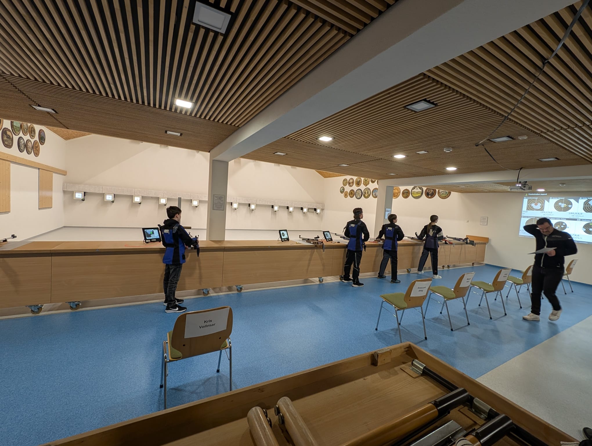 Unsere Jugend beim Finalschießen 