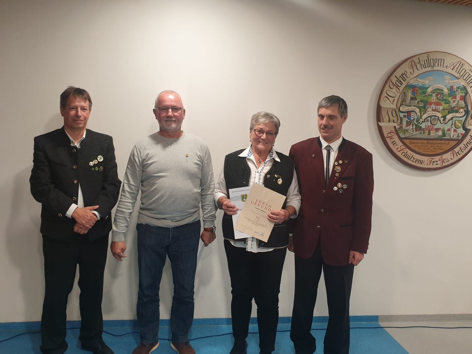 Ehrung für 50 Jahre Mitgliedschaft im BSSB