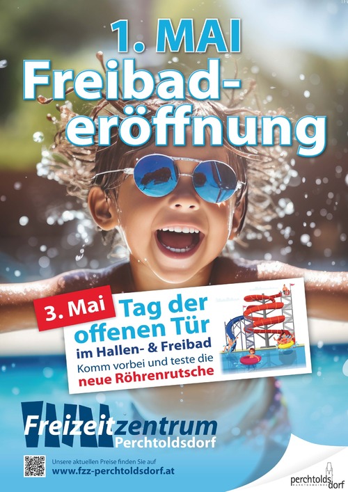 Eröffnung der neuen Wasserrutsche