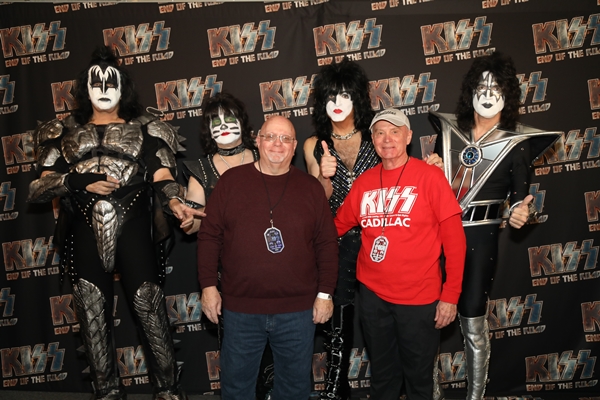 The Neff Brothers, Rob and Jim, with KISS.