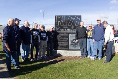 Members of the 1974 and 1975 Cadillac Vikings football team. 