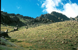 Biotope, Djebel Siroua, Anti-Atlas nord-oriental