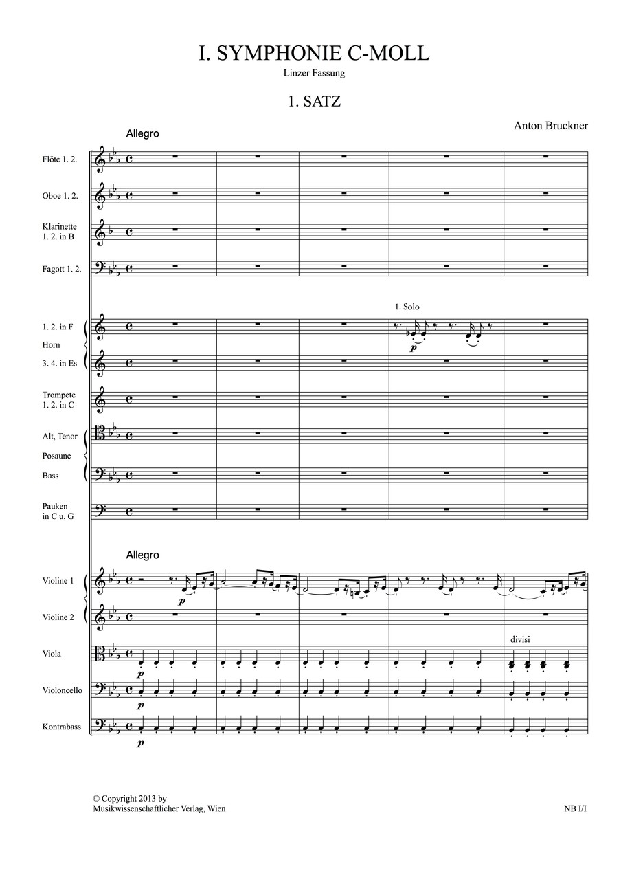 Bruckner: Sinfonia n. 1