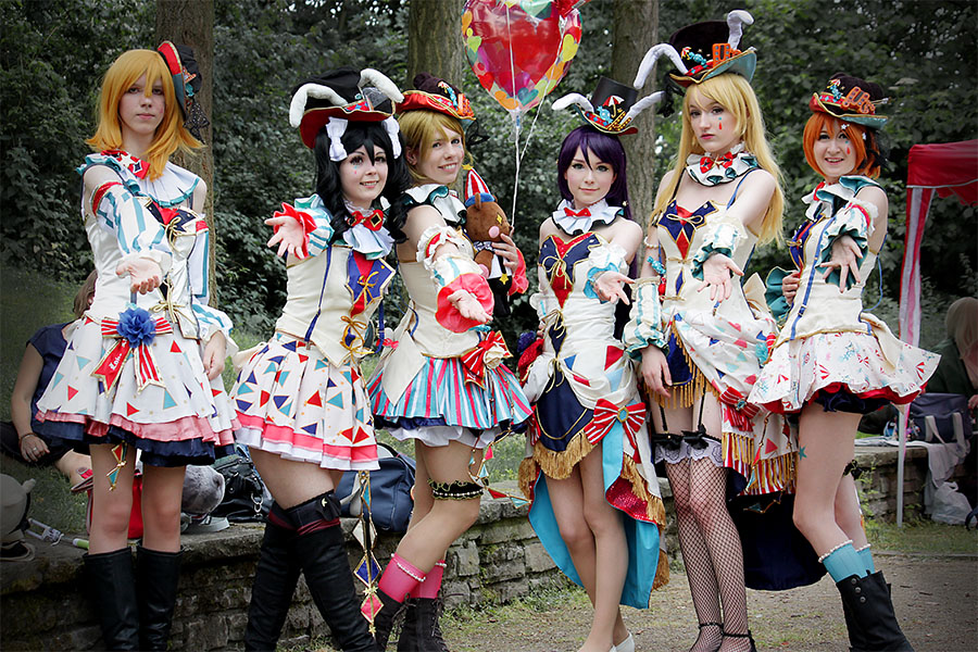Anime und Manga Cosplayer