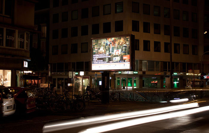 Megalight am Ebertplatz