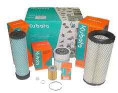 Kit filtre moteur mini pelle kubota