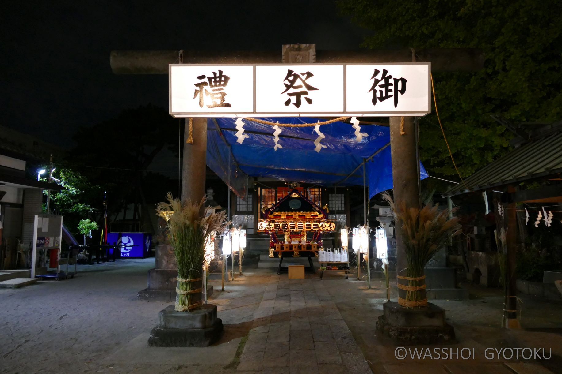 2023五ヶ町の祭礼レポート① 宵宮