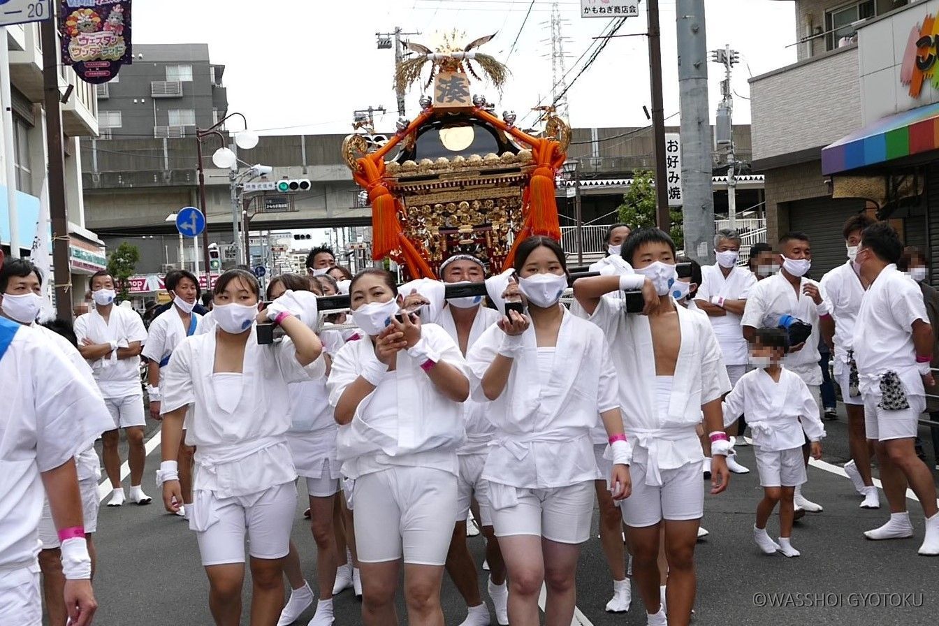 【湊 町会神輿】行徳唯一の女神輿が出ます