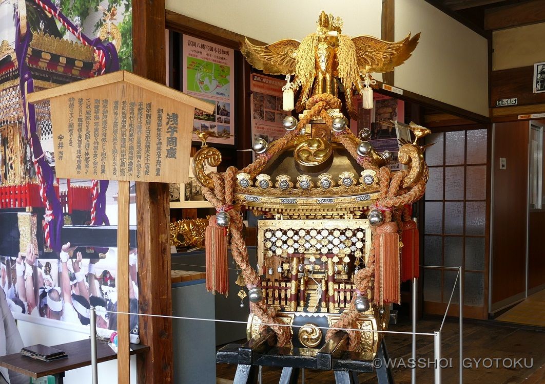神輿の展示もあります
