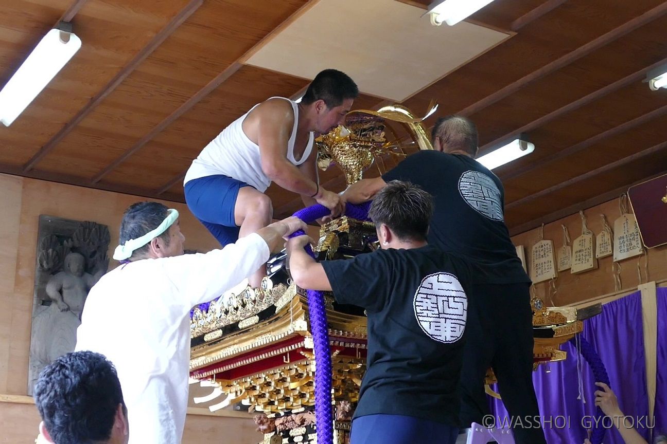 2023祭り準備①／新井・伊勢宿・上妙典