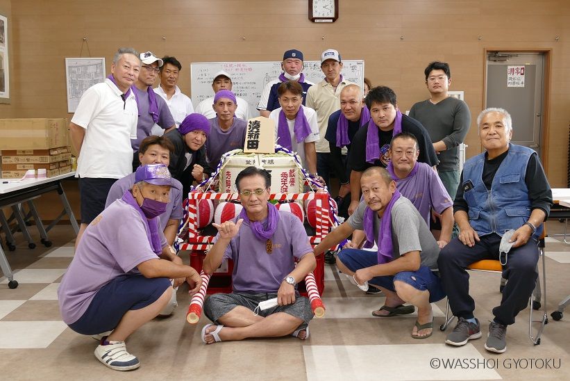 湊新田　子ども神輿（樽神輿）製作