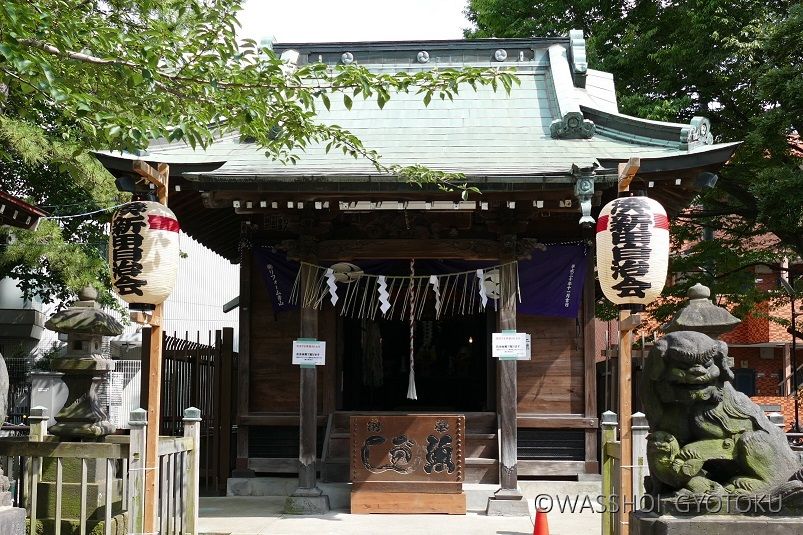 修繕前のお宮