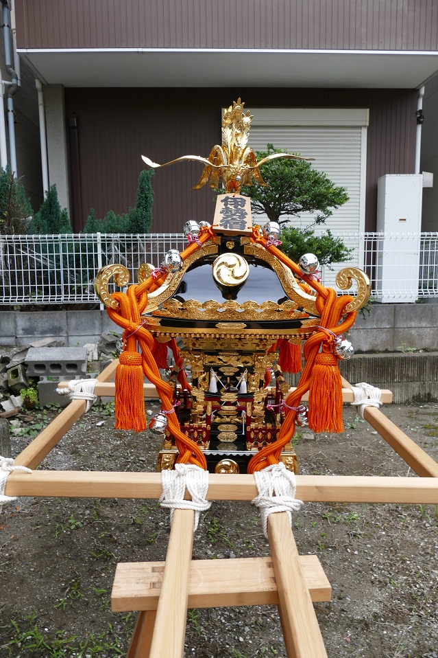 展示されていた子ども神輿