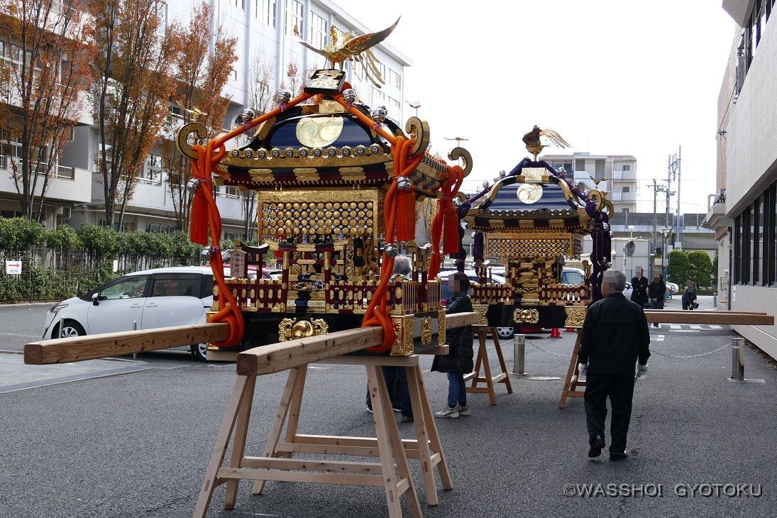 担ぎ体験用の神輿