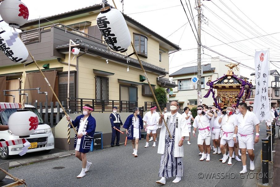 【宮神輿】渡御は欠真間からスタート