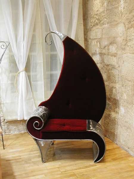 baroque velours rouge 