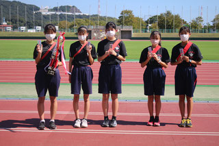 21年10月9日 中国中学校駅伝競争大会 第37回福山市予選会