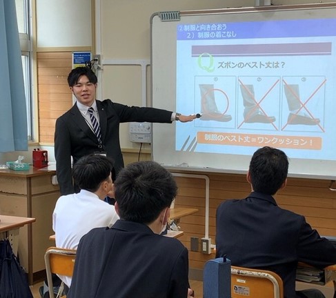 25年6月10日 福山市立広瀬学園中学校／職場体験前の心構えセミナー／ぷらすえ～るレポート