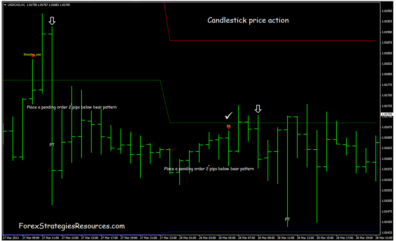 Forex price action candlestick