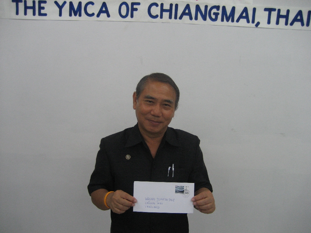 Wasan Jompakdee vom YMCA Chiang Mai und vom Y's Men's Club Chiang Mai/Nordthailand