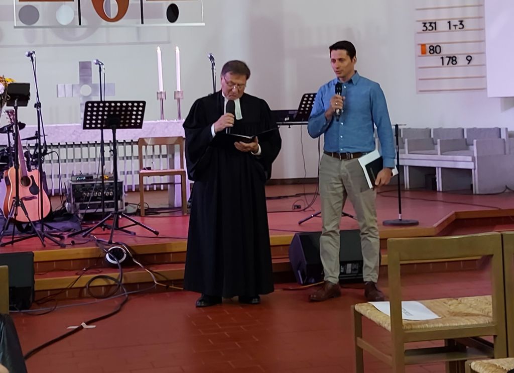 Tomas Gaete (links) und Dr. Peter Valkov