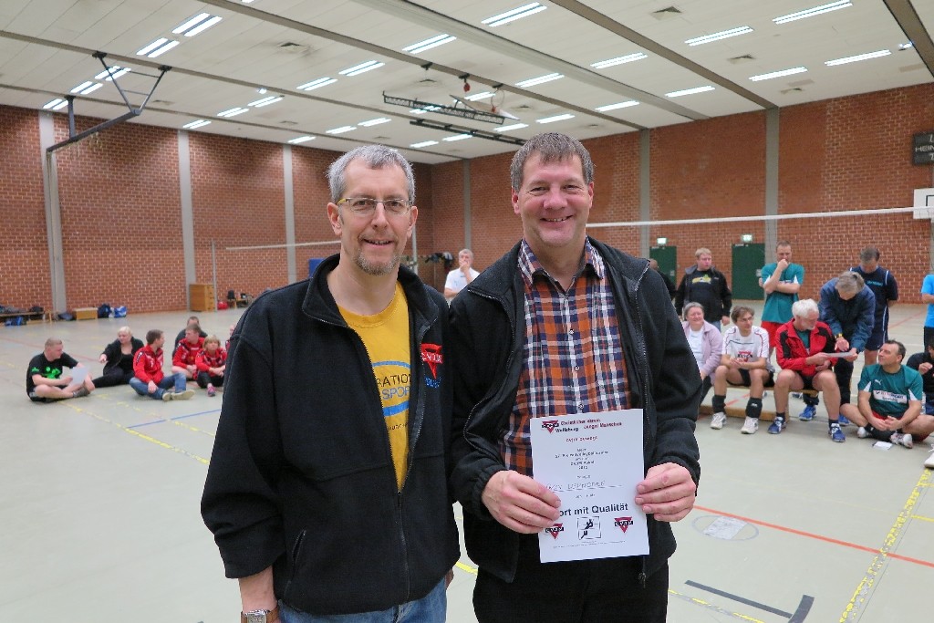 Michael Meixner (links) und Thomas Lehnert vom Breitensportverein Lehndorf