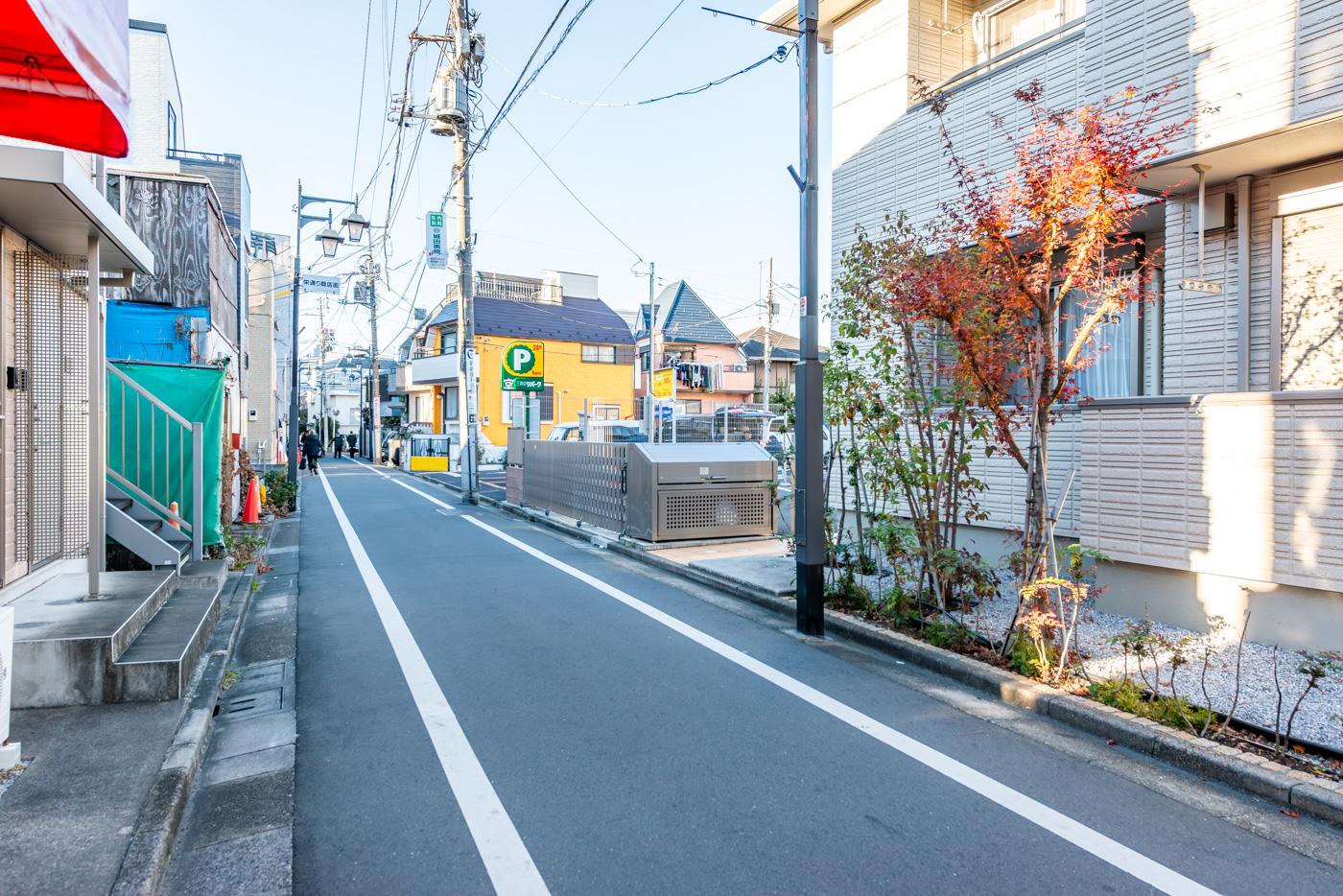 現地までの通り