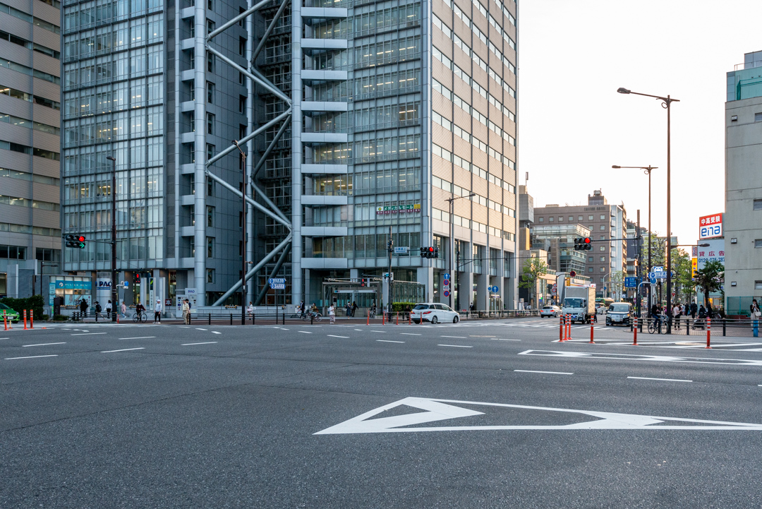 中野坂上駅前（2022年4月25日撮影）