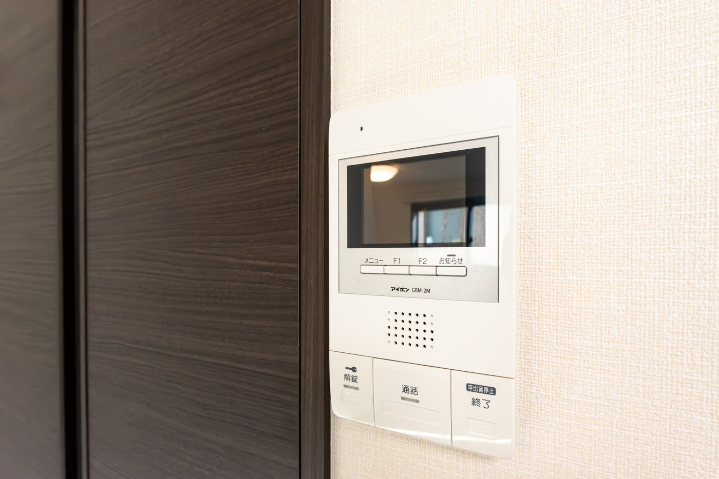 オートロック連動TVモニター付インターフォン