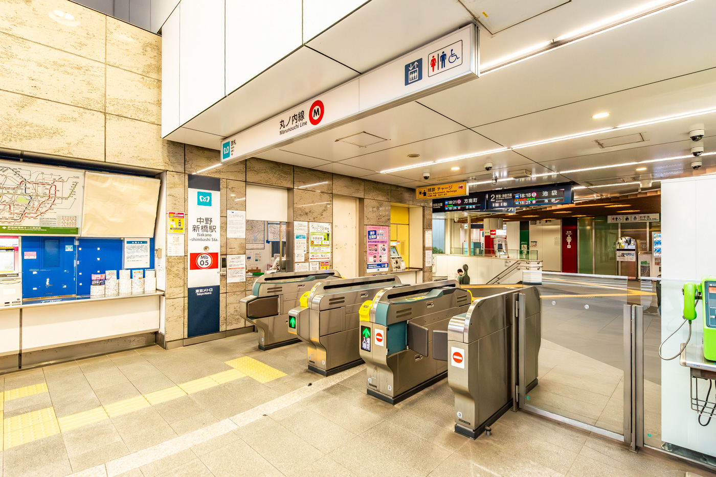中野新橋駅改札