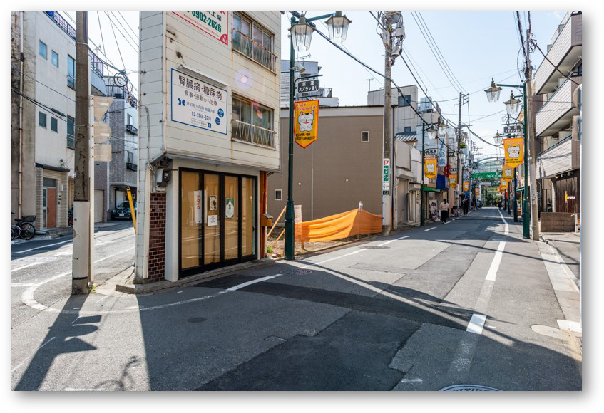 北区赤羽土地（2024年3月7日撮影）