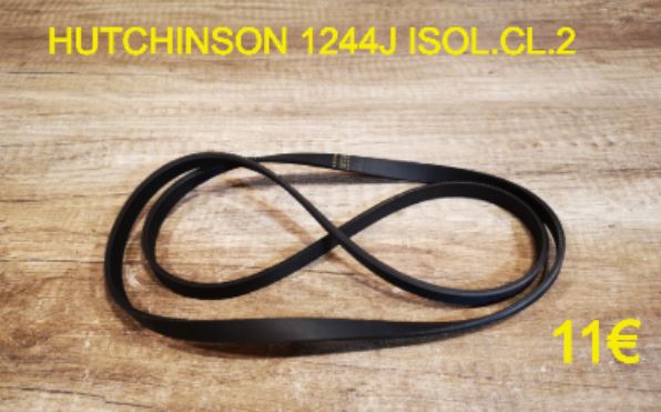 COURROIE LAVE-LINGE : HUTCHINSON 1244J ISOL.CL.2