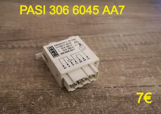 RELAIS DE CHAUFFAGE LAVE-LINGE : PASI 3066045AA7