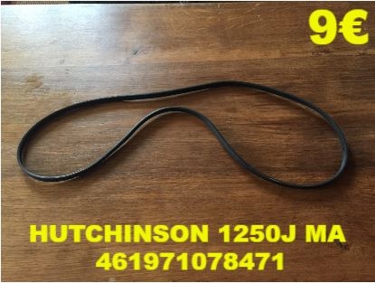 COURROIE LAVE-LINGE : HUTCHINSON 1250J MA 461971078471