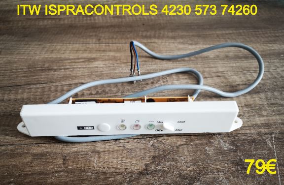 CARTE DE COMMANDE CONGEL : ITW ISPRACONTROLS 423057374260