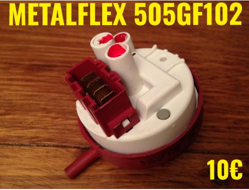 PRESSOSTAT : METALFLEX 505GF102