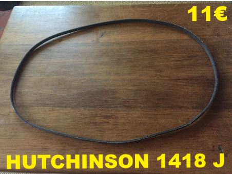 COURROIE LAVE-LINGE : HUTCHINSON 1418J