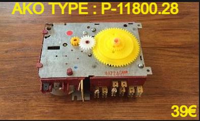   PROGRAMMATEUR LAVE-VAISSELLE : AKO TYPE : P-11800.28