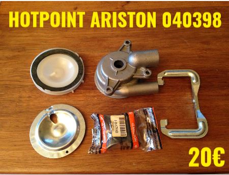CORPS DE POMPE DE CYCLAGE LAVE-LINGE : HOTPOINT ARISTON 040398