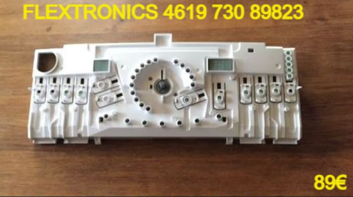 CARTE DE COMMANDE LAVE-LINGE : FLEXTRONICS 461973089823