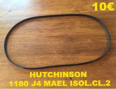 COURROIE LAVE-LINGE  : HUTCHINSON 1180 J4 MAEL ISOL.CL.2